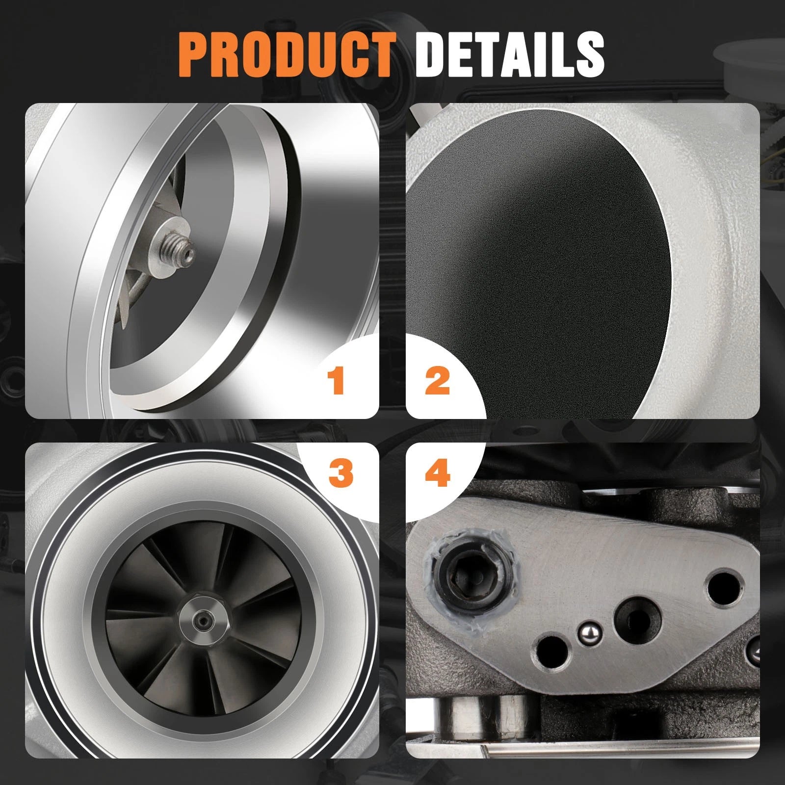 GT3782VA Turbocharger for Ford Excursion F-350 Club Wagon (2000–2005)