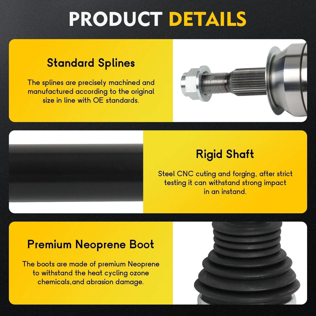 CV Axle Shaft for Chevrolet Camaro (2016–2017) Rear Passenger