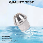 Set of 20 Chrome Wheel Lug Nuts for Ford Fusion Focus