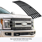 Lower Bumper Black Billet Grille Insert for Ford F-250/F-350 (2017-2019)