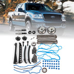 Timing Chain Kit with Cam Phasers & VVT Valves for Ford F-150 (2004–2006)