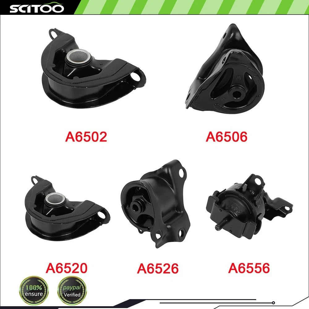 5Pcs Engine Motor Mount for Honda Civic 1.6L (1996–2000)