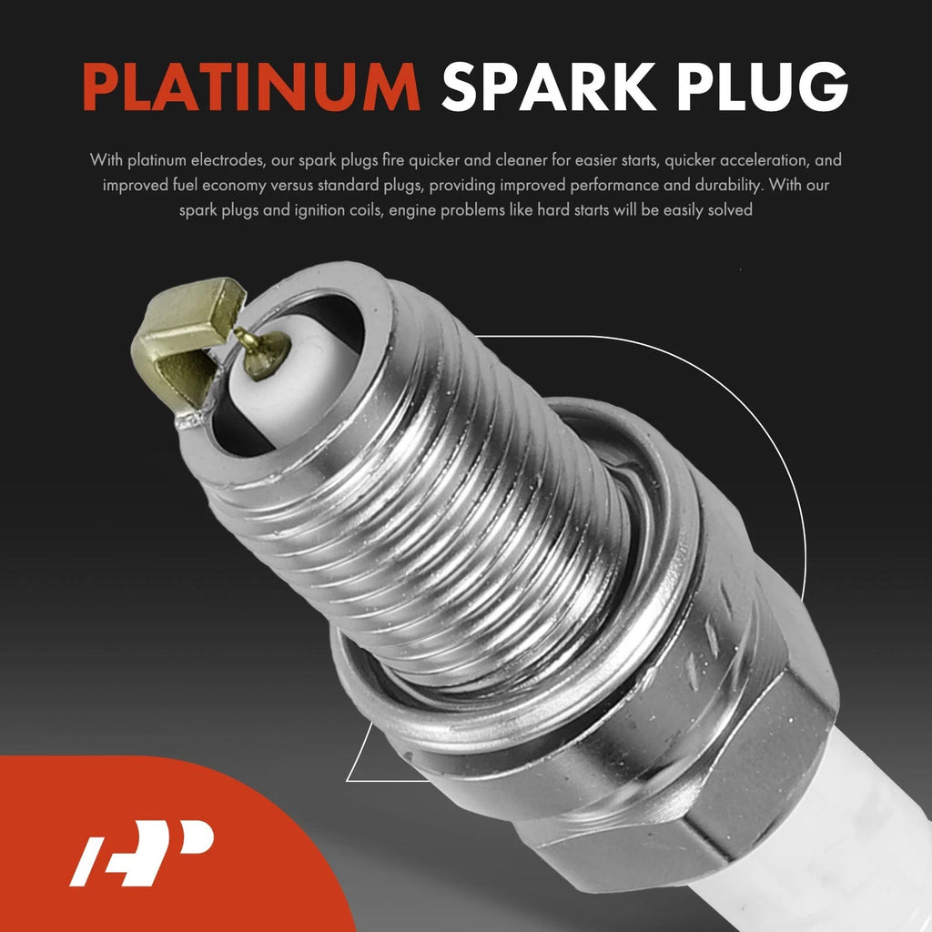 4x Ignition Coil and Platinum Spark Plug for Toyota Camry and RAV4 (2002–2011)