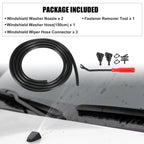 9pcs Front Windshield Washer Nozzle Kit 47230 for Subaru Impreza (2008–2012)