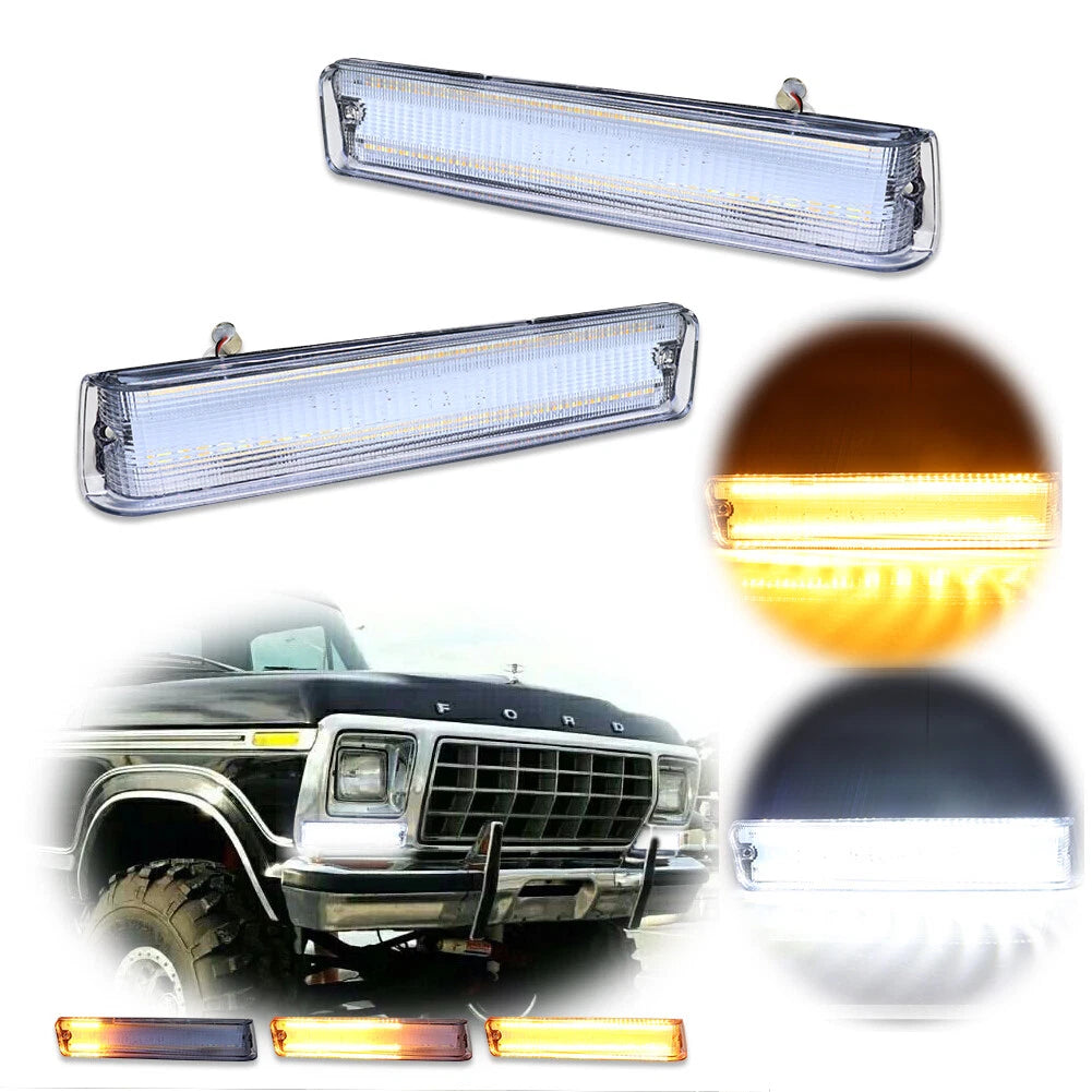 Dynamic Switchback LED DRL Turn Signal Lights for Ford F-150 Bronco