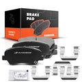 Set of 4 Front Ceramic Brake Pads for Hyundai Elantra (2011–2016) Kia Forte (2014–2016)