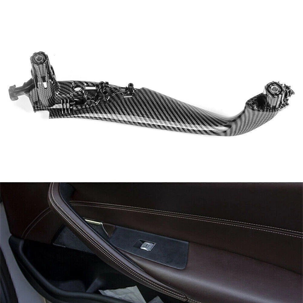 Left Interior Door Handle for BMW 5 Series G30 G31 G38 (2017–2023) Carbon