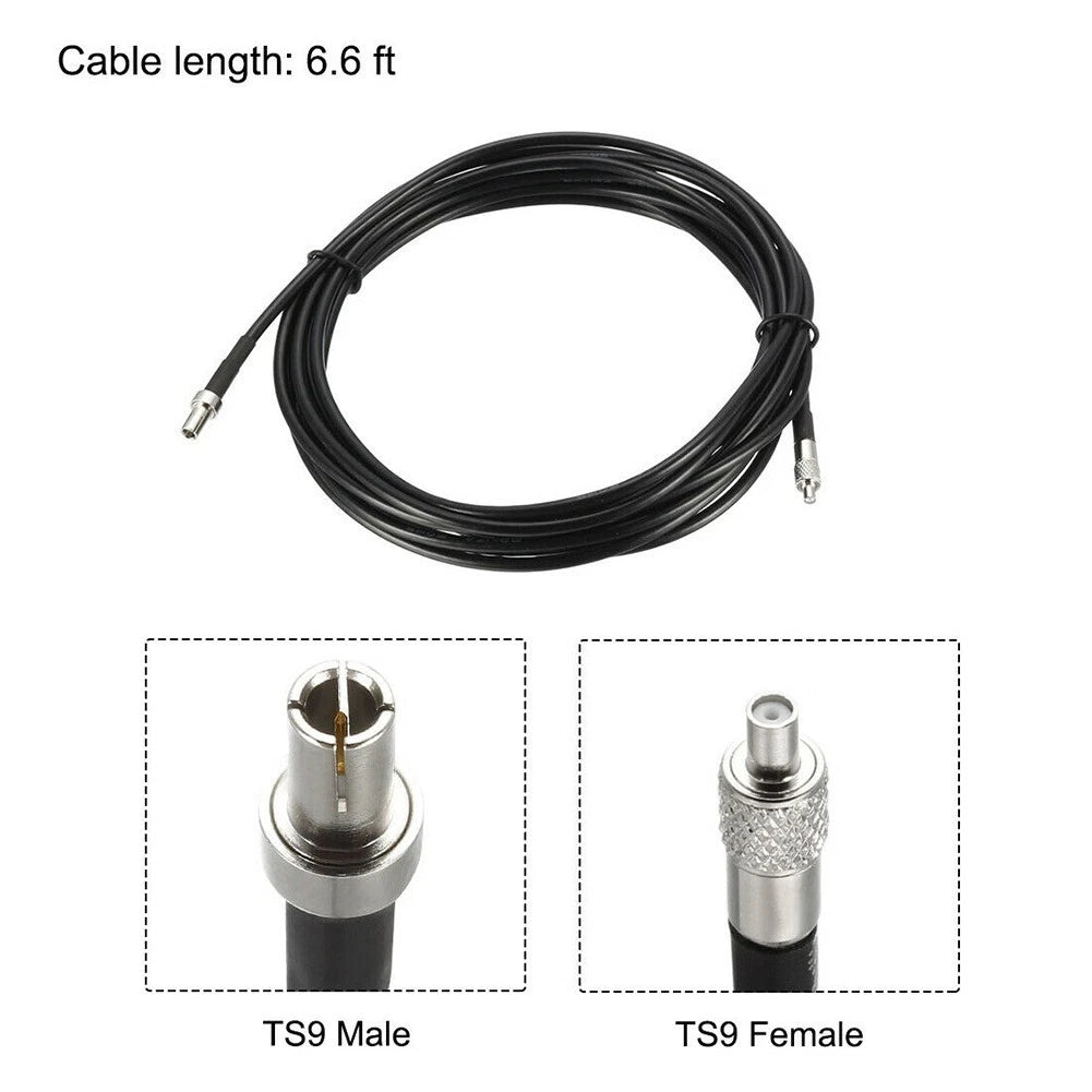 TS9 Male to Female Extension Cable for Improved Connection