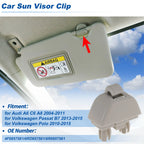 Sun Visor Clip for Audi A6 C6 A8 (2004–2011) 4F0857561/6RD857561