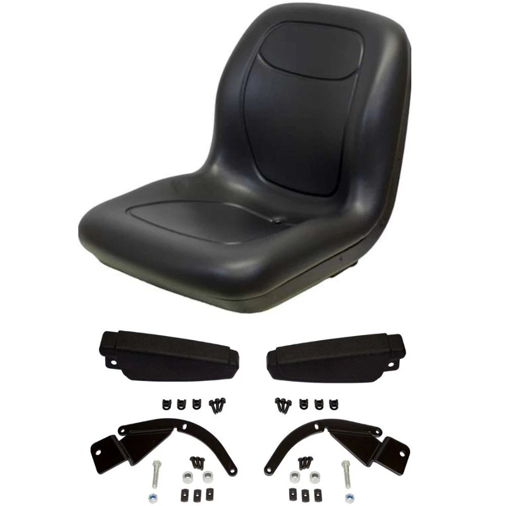 Black High Back Seat Flip Up Arm Rests for Bobcat (Fits 102707301CC)
