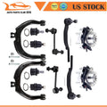 Front Wheel Bearing Upper Control Arm Tie Rod Ends Kit for GMC Envoy 