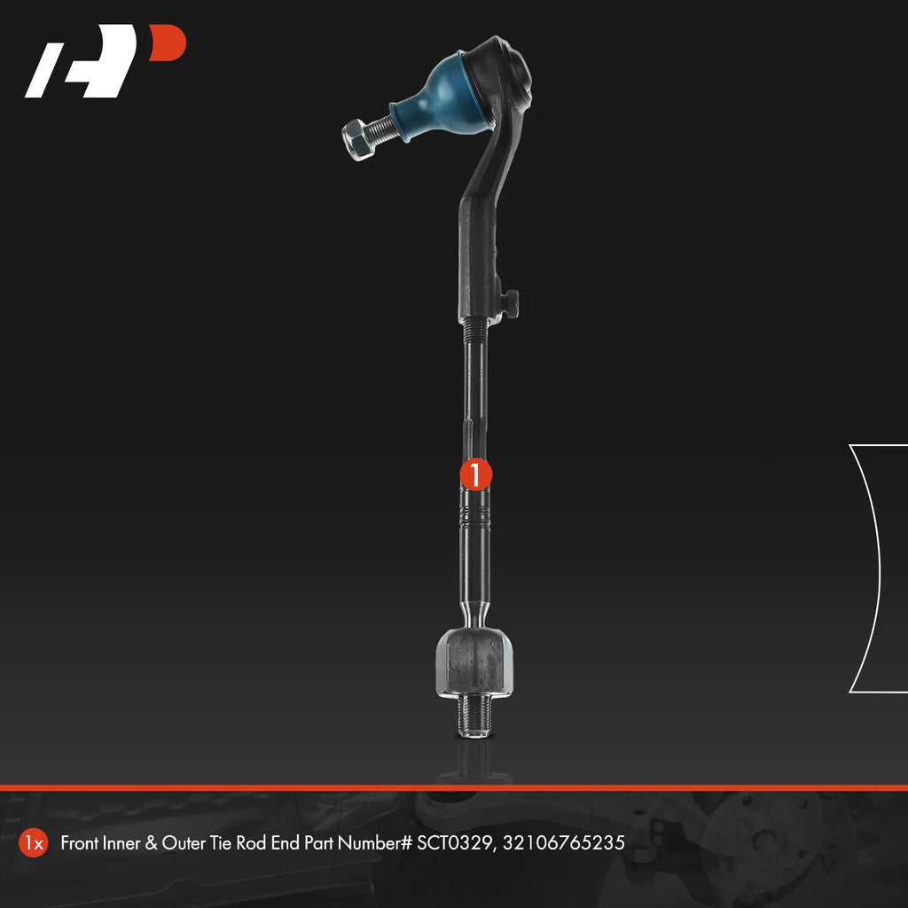 Front Left Tie Rod and Ball Joint for BMW 3 Series Z4 (2007–2013)