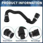 HVAC Heater Hose for BMW X5 3.0i (2001–2006) No. 11537510120 Rubber Black