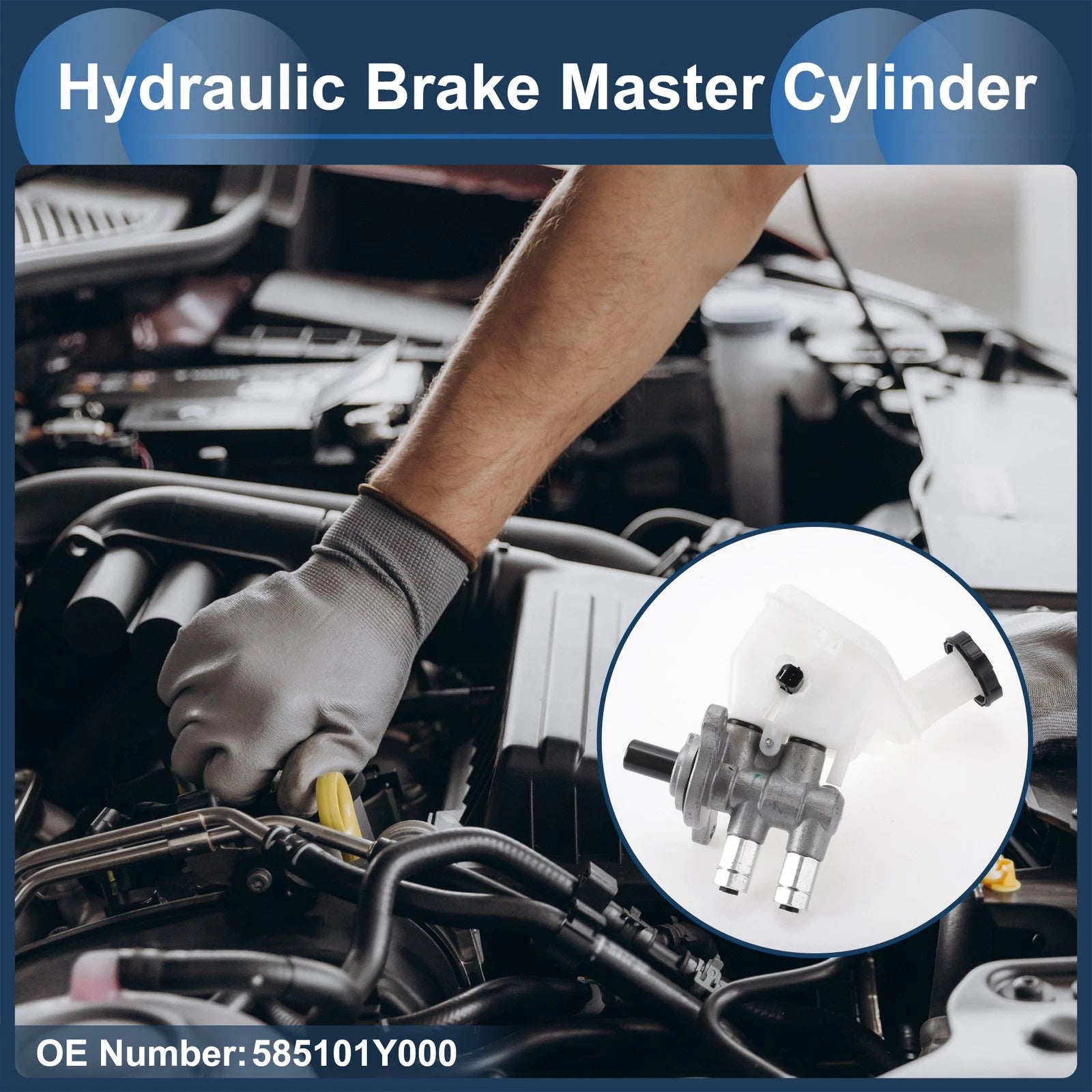 Brake Master Cylinder Reservoir No. 585101Y000 for Kia Picanto (2011–2017)