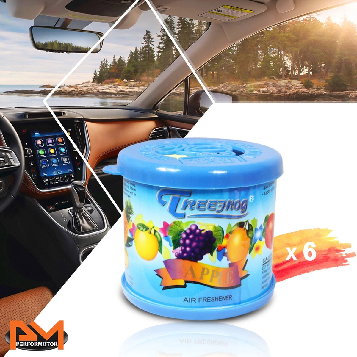 Air Freshener Gel for X6 (80g, Apple Scent)