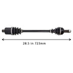 723mm Rear Left & Right CV Axle for Polaris General 4 1000 RZR S 1000 RZR S 900