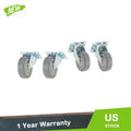 Set of 4 Heavy Duty Swivel Caster Wheels for Various Applications