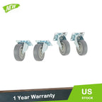 Set of 4 Heavy Duty Swivel Caster Wheels for Various Applications