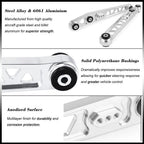 Rear Lower Control Arms & Subframe Brace Tie Bar for Honda Civic EK (1996–2000)