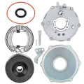 Rear Brake Plate Cover Drum Hub Seal Kit for Yamaha Kodiak 400 (2003–2004)