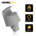 2X Sun Visor Retainer Clip Hook for Nissan Rogue Murano Pathfinder Altima