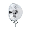 7In Chrome Kingbee Style 12V Headlight Pair with H4 Halogen Bulbs (All)
