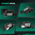Air Suspension Compressor Pump w/ Solenoid Block Valve for BMW X5 E70, X6 E71, E72 (2007–2013)