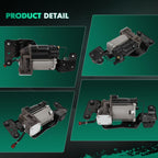 Air Suspension Compressor Pump w/ Solenoid Block Valve for BMW X5 E70, X6 E71, E72 (2007–2013)
