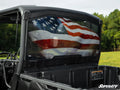 Rear Printed Windshield for Can-Am Defender (2016–2023) - American Flag