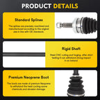 CV Axle Assembly for Hyundai Sonata GLS SE 2011–2014 Front Right
