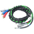 3X 15FT Air Line Hose Assemblies for Semi Truck Trailer