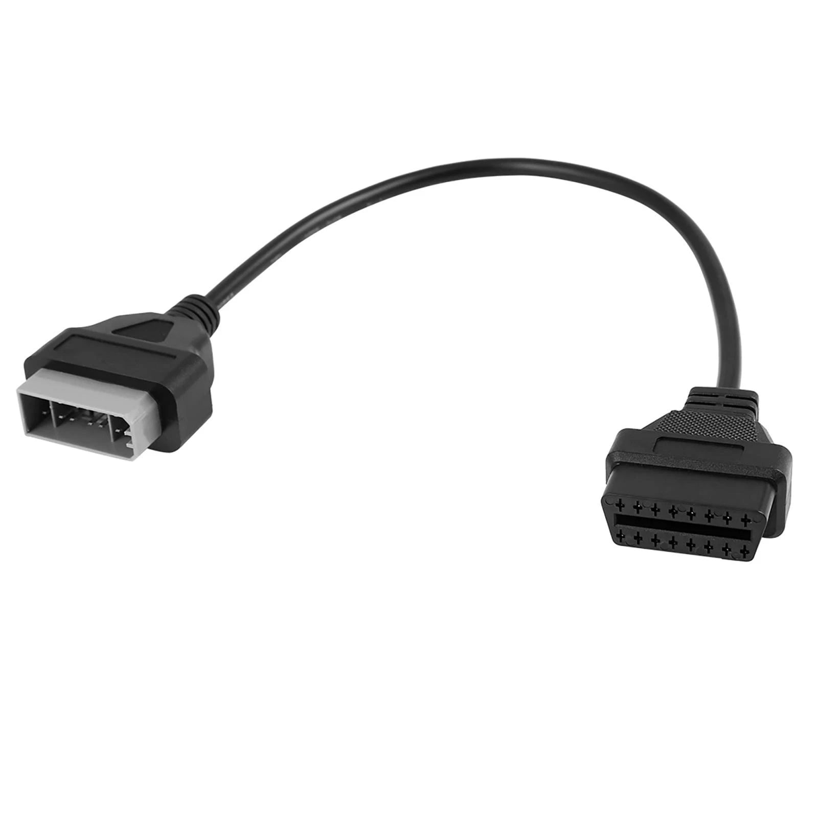 OBD2 Diagnostic Connector Cable 14 Pin to 16 Pin for Nissan (DC 12V)