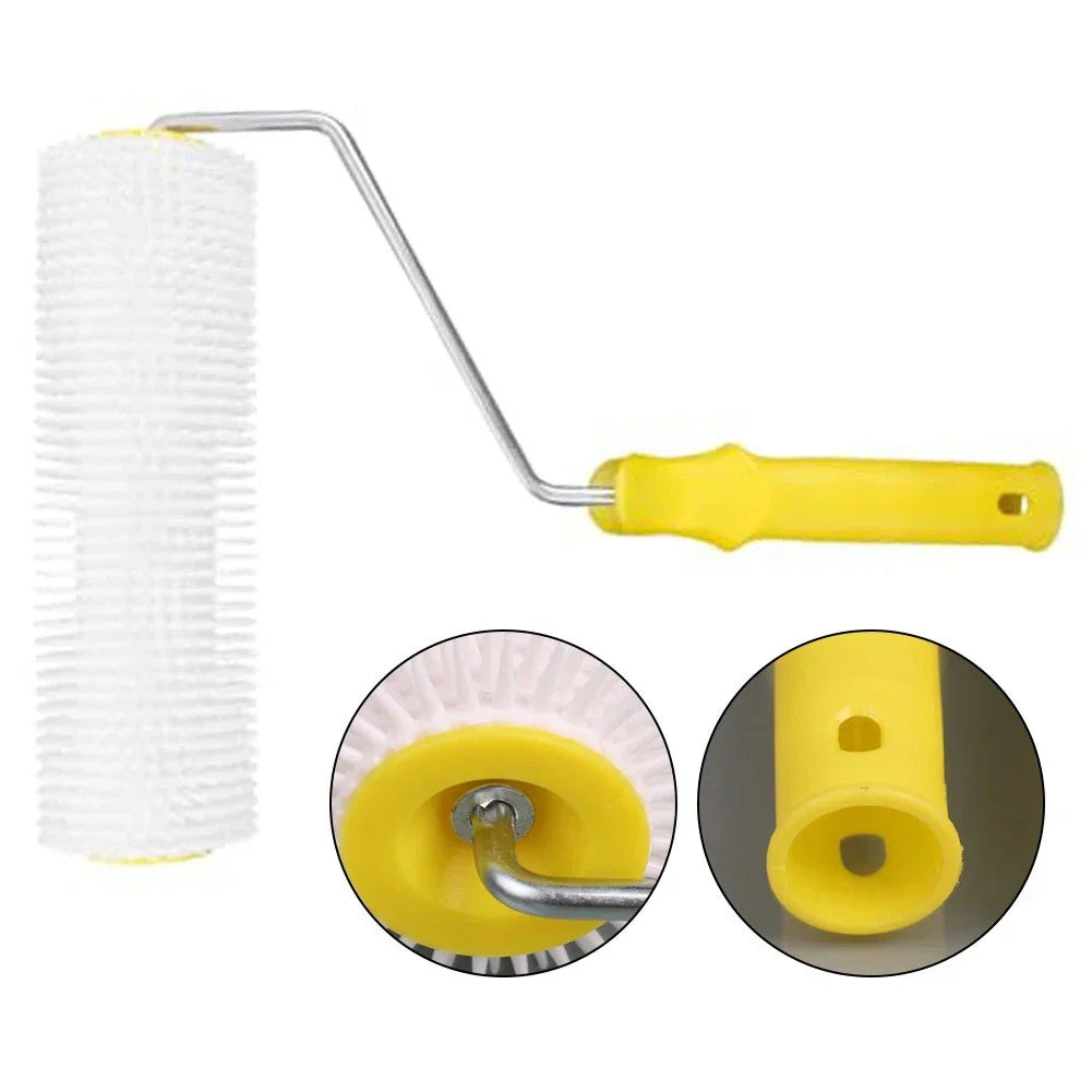 Self-Leveling Screed Roller Brush, Spiked, for Optimal Results