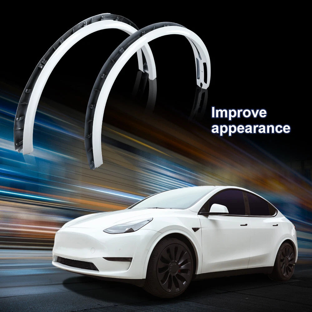 Set of 4 Wide Body Fender Flares for Tesla Model Y (2020–2024)