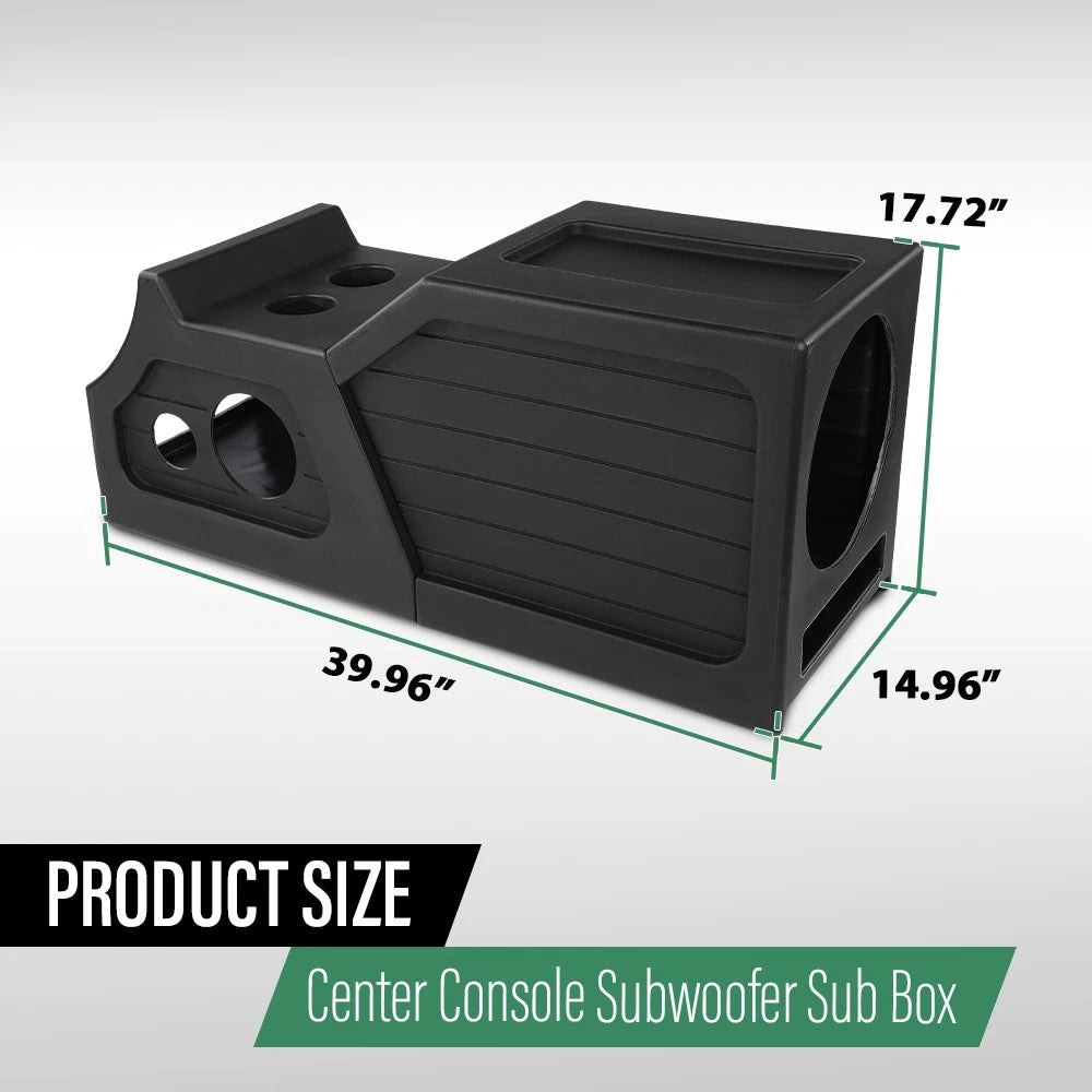 12" Subwoofer Box for Chevy Silverado GMC Sierra (2007–2013)