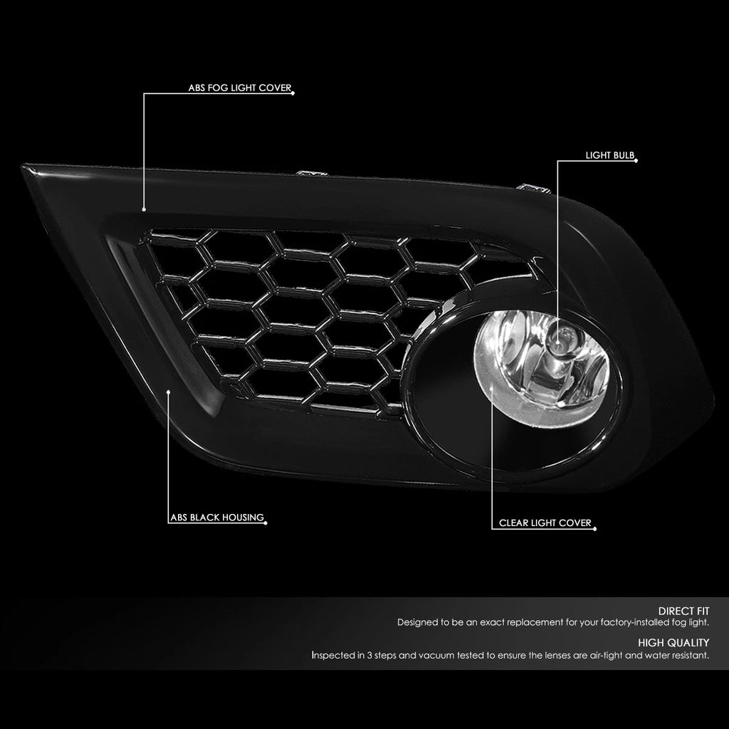 Pair of Fog Lights with Bezel & Switch for Toyota Scion Corolla iM (2016–2018)