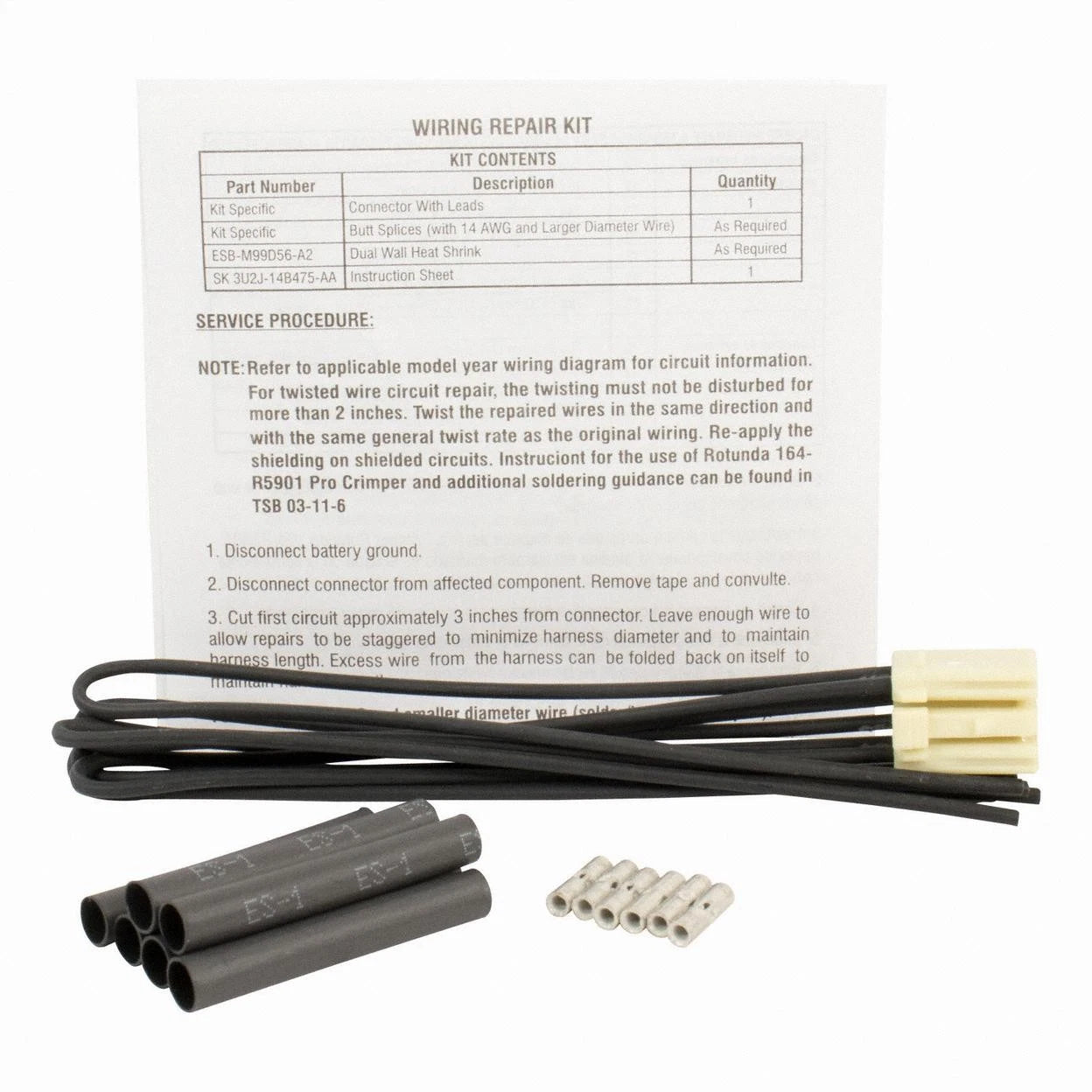 Motorcraft WPT-1256 Seat Track Position Sensor Connector for Ford (2014–2021)
