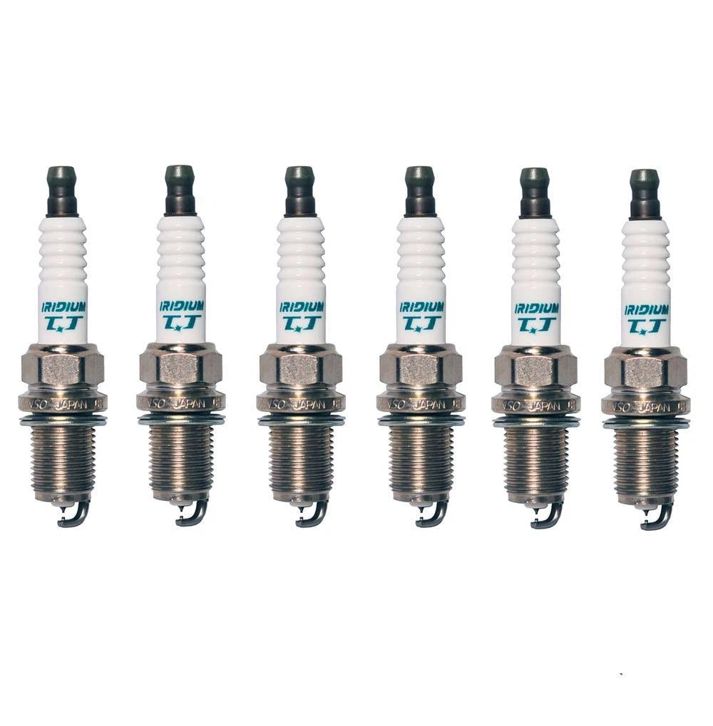 Set of 6 Denso Iridium TT Spark Plugs (Gap 0.040) for