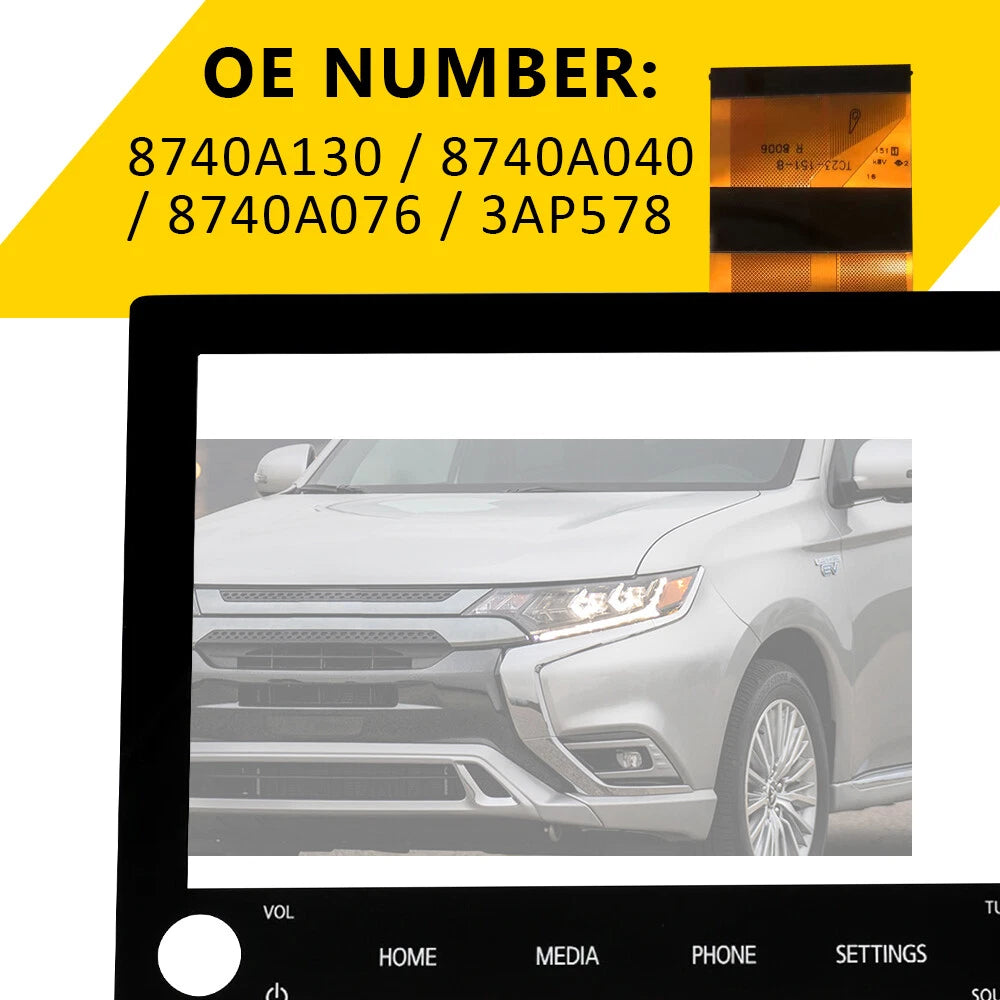 8" Touch-Screen Radio with Knobs for Mitsubishi Outlander (2020–2022)