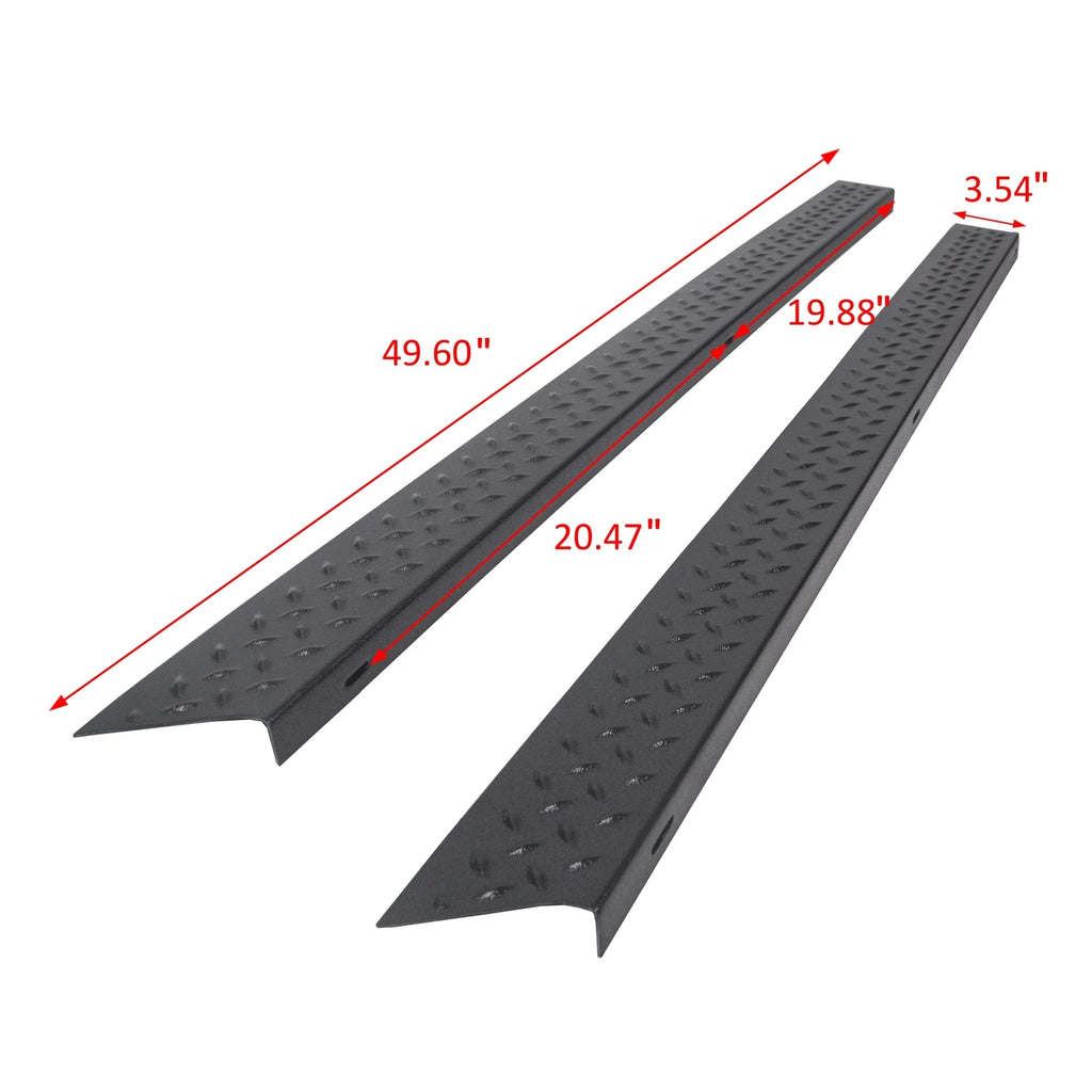 Side Body Armor Rocker Panel for Jeep TJ Wrangler (1997–2006) 11650.05 Diamond Plate