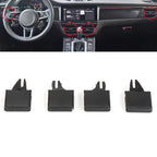 Set of 4 A/C Air Vent Outlet Tab Clips for Macan (2015–2023)