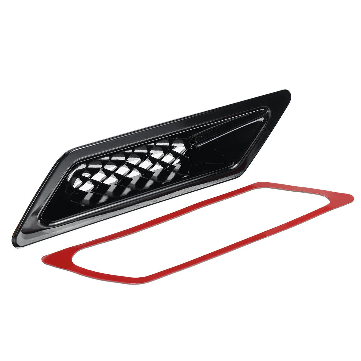 Gloss Black Air Vent Intake Duct Cover Trim for Honda Civic (2016–2021)