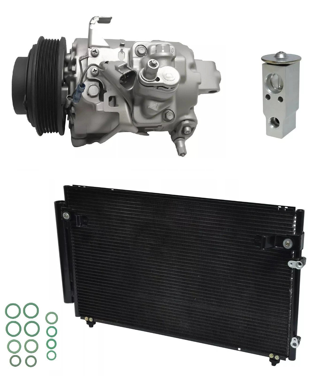 AC Compressor Kit with Condenser for Lexus GS400 4.0L V8 (1998–2005)