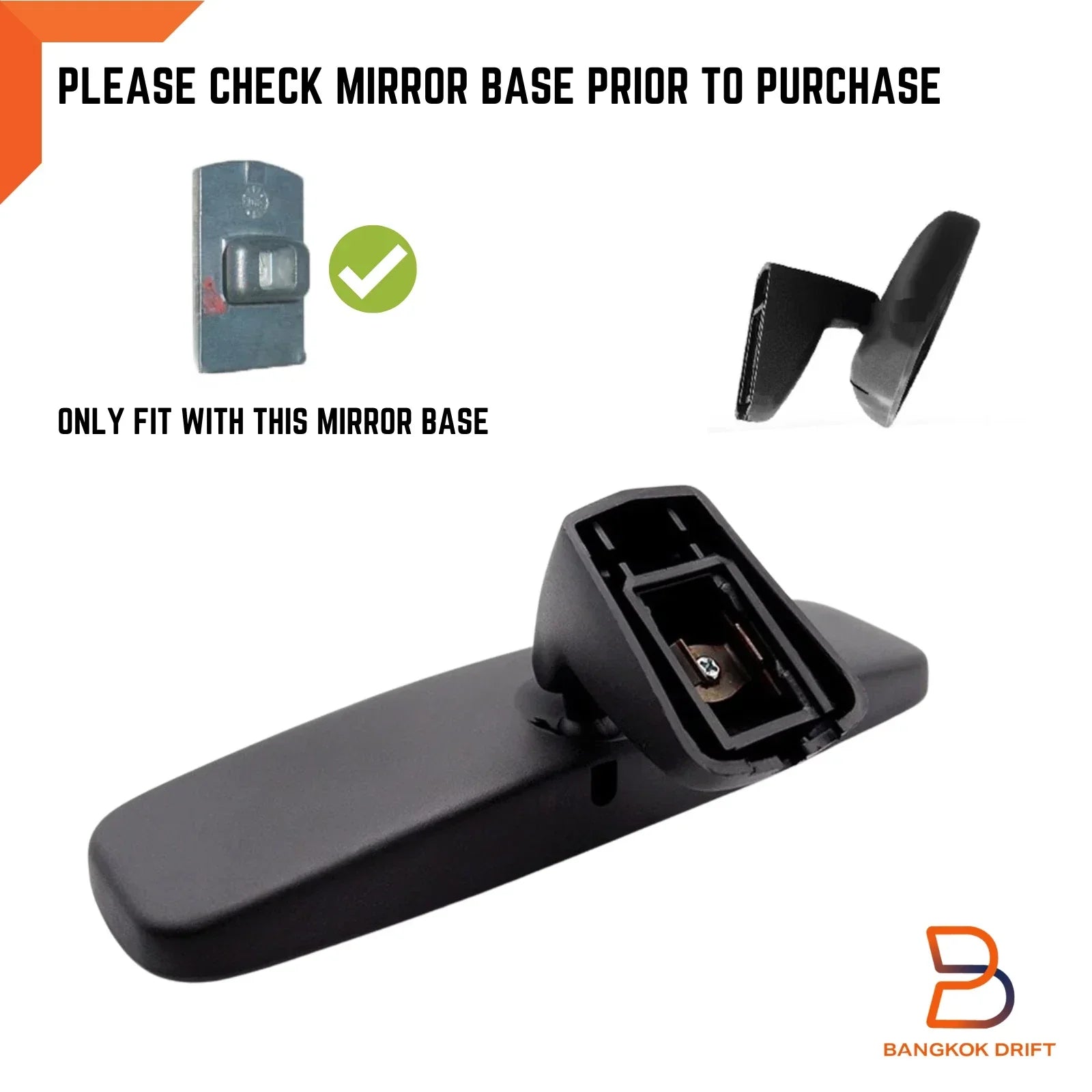 Interior Rear View Mirror for Holden Rodeo Colorado 03-11
