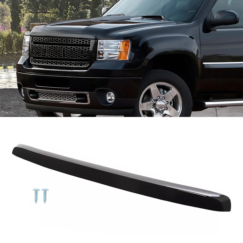 Front Hood Molding Trim ABS for GMC Sierra 2500HD 3500HD (2011–2014)