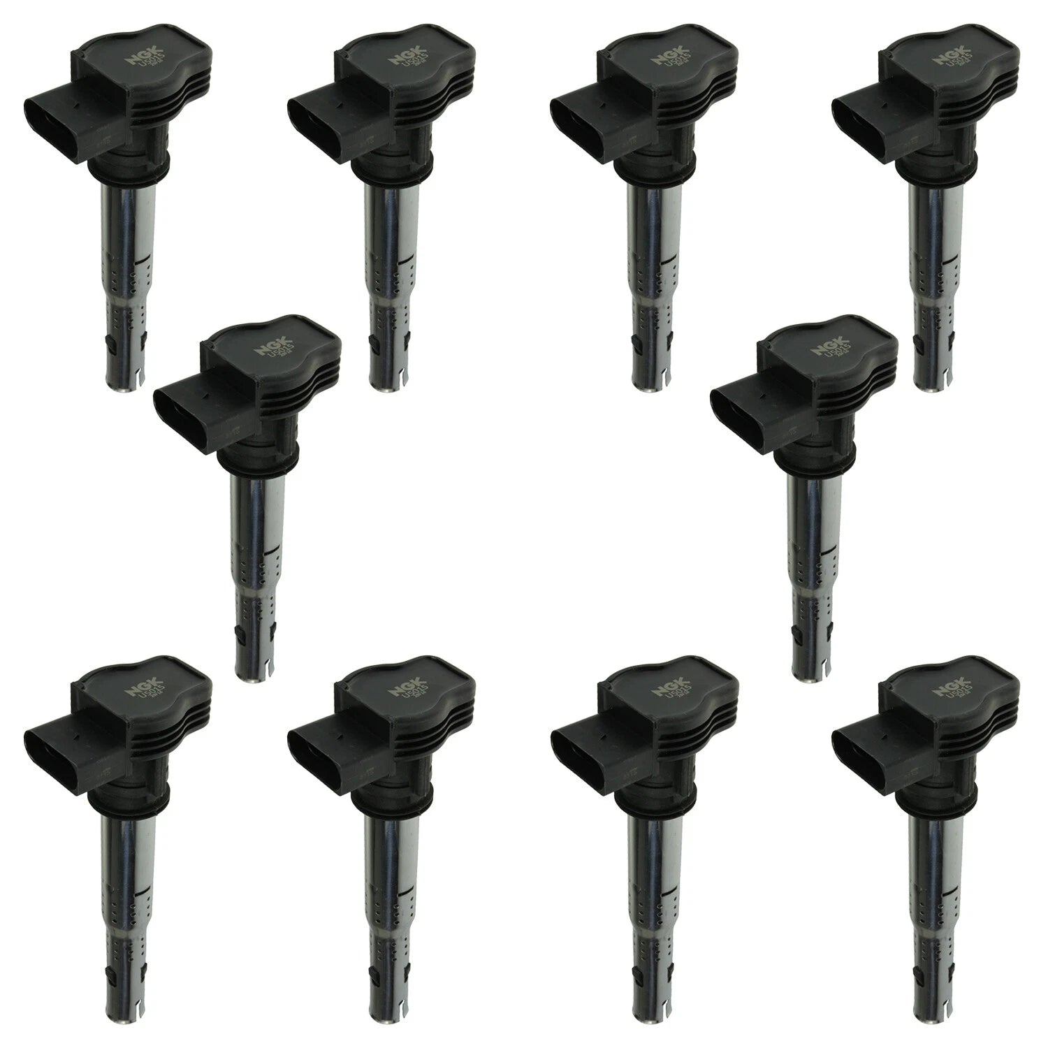 Set of 10 NGK Ignition Coils for Audi R8 5.2 V10 (2009–2015) 48978