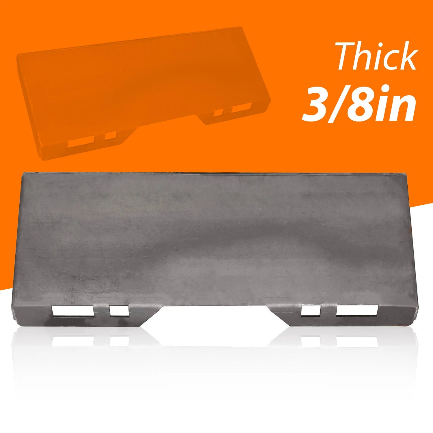 3/8" Skid Steer Mount Plate Adapter for Bobcat (7000LBS)