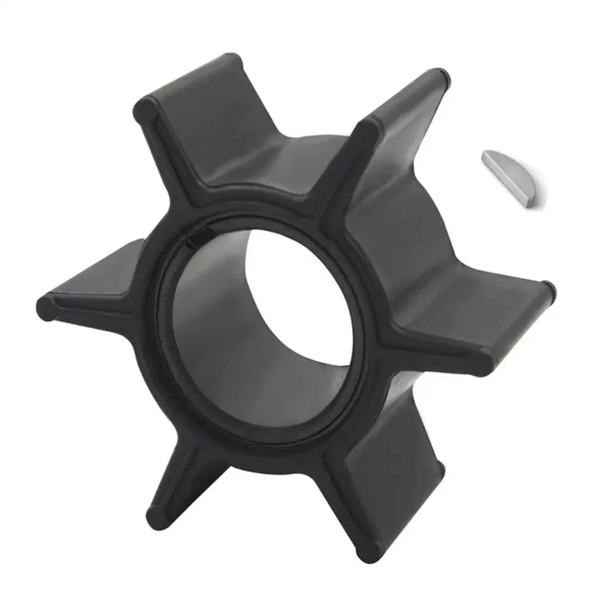 Water Pump Impeller with Key for Nissan Tohatsu 25 HP (1990–2023) 345-65021-0