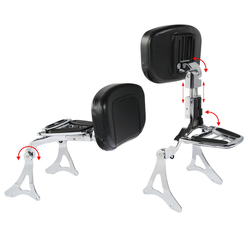 Adjustable Backrest for Harley Electra Glide (2014–2024) Chrome