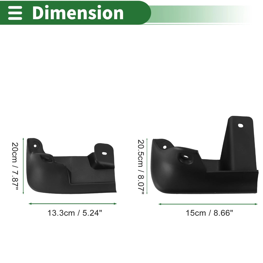 Mud Flaps Splash Guards for Hyundai Accent (2000–2006) W/ Mount Accessories